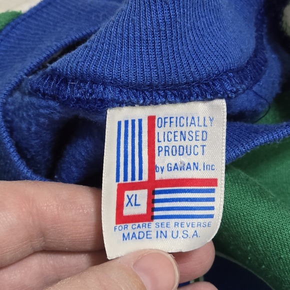 Seattle Seahawks Vintage 1980s Crewneck Sweatshirt XL Made USA NFL - Picture 6 of 15